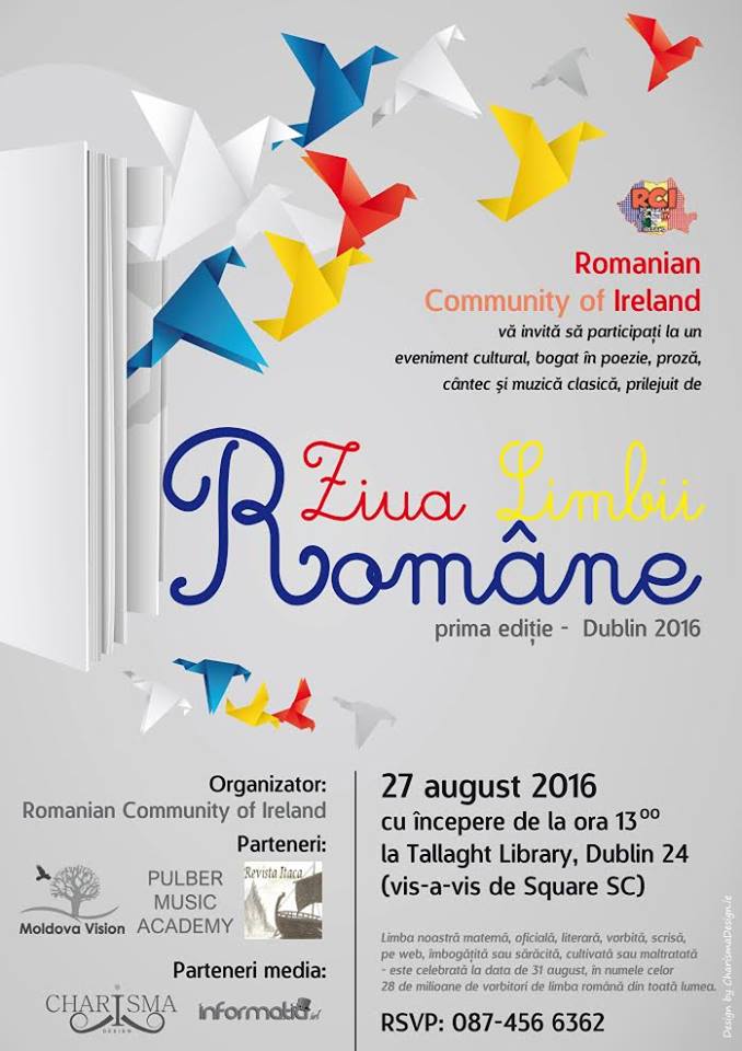 Ziua Limbii Române, 27 August 2016 - Dublin