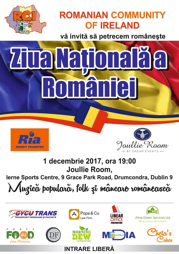 Ziua Națională a României - Joullie Room, 1 decembrie 2017