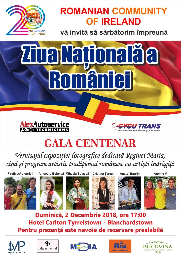 Ziua Națională a României – Gala Centenar, 2 decembrie 2018