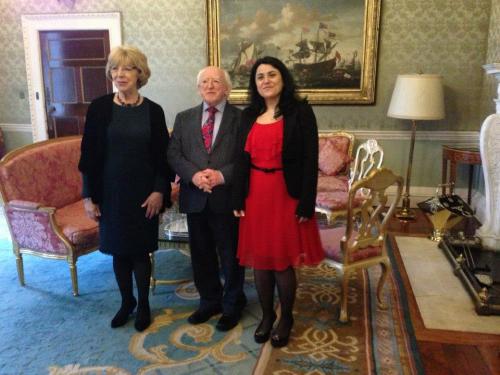 Invitație la Președintele Irlandei, reședința Aras An Uachtarain, 2013